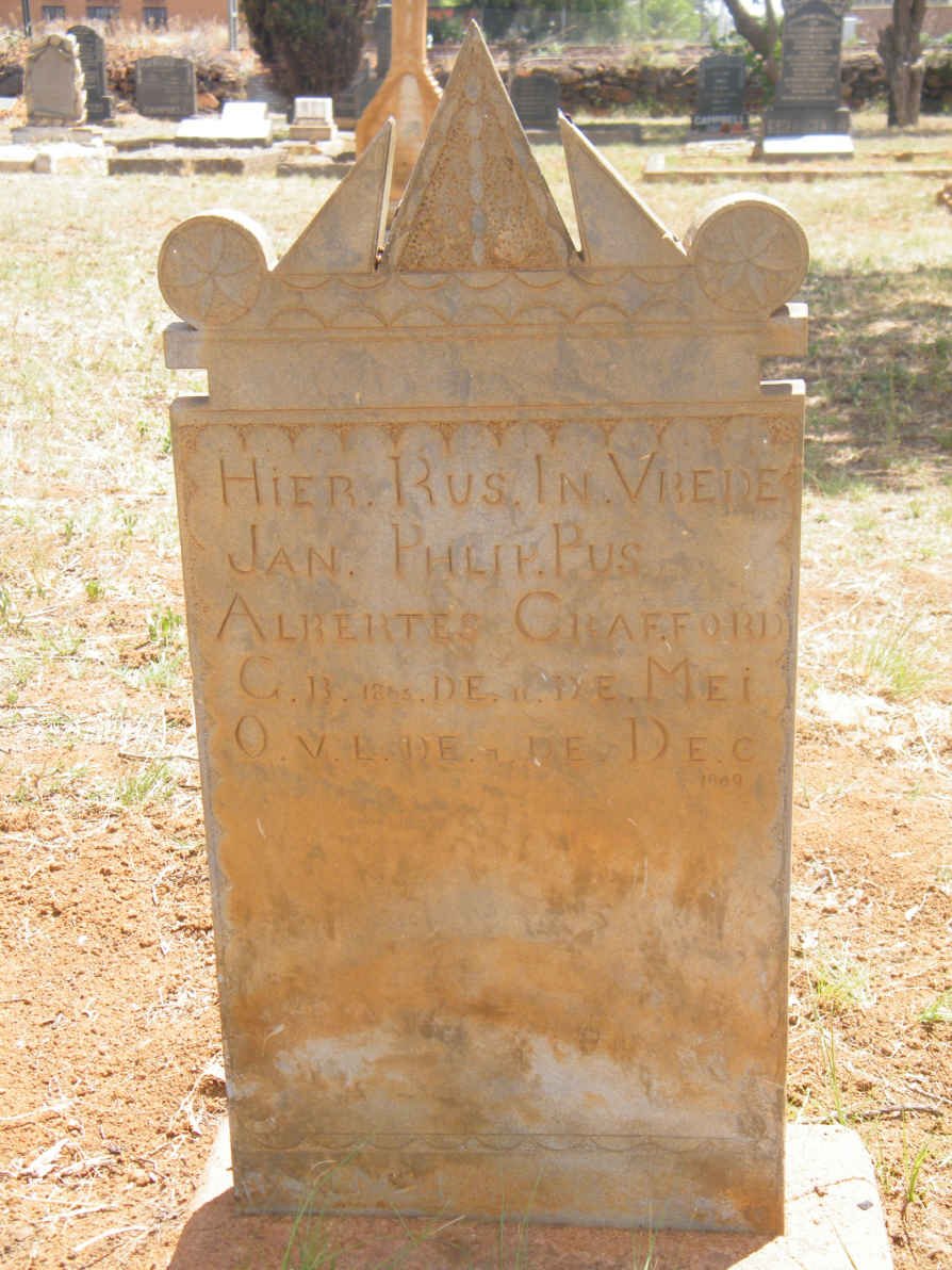CRAFFORD Jan Philippus Albertes 186?-1869