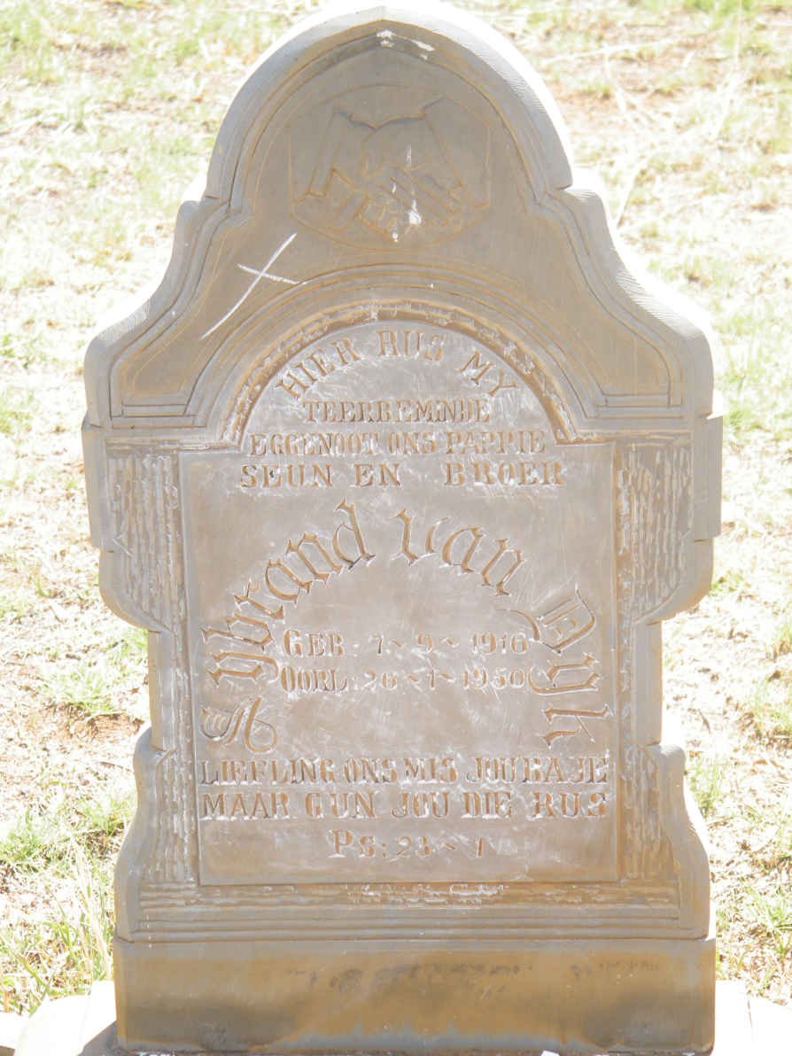 DYK Sybrand, van 1910-1950
