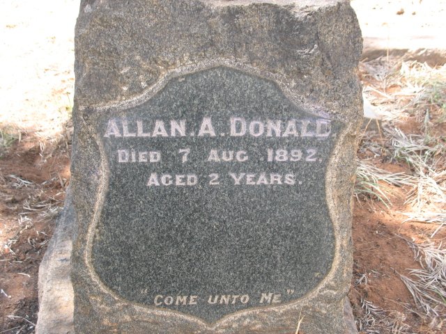 DONALD Allan A. -1892