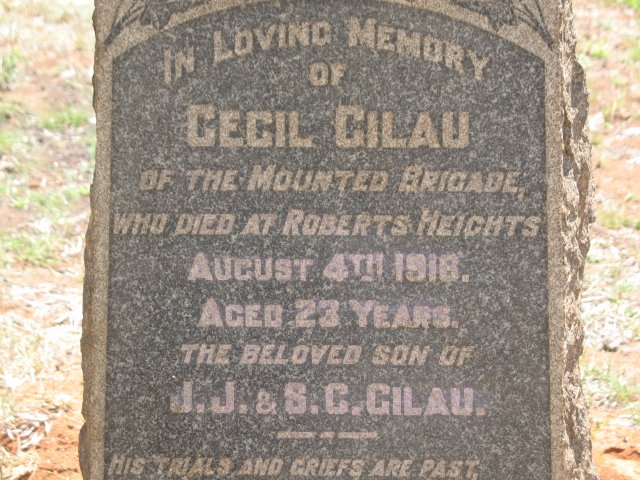 GILAU Cecil -1918