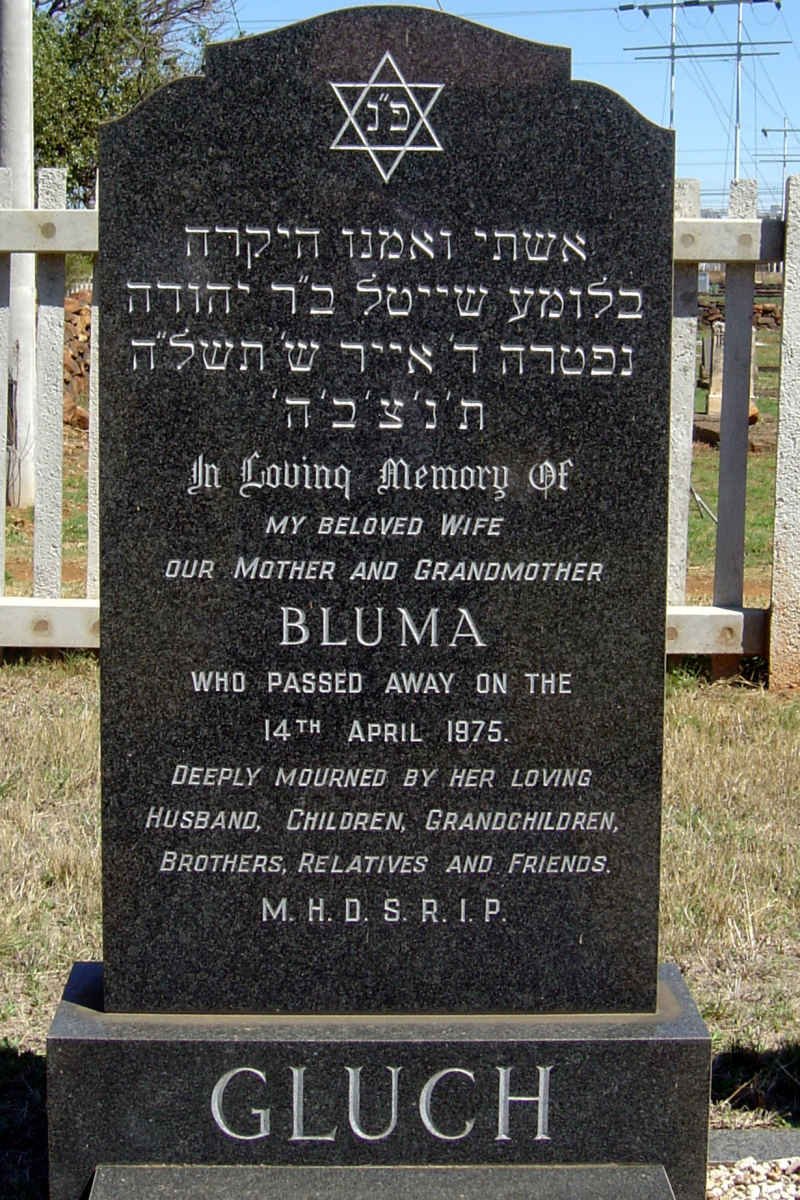 GLUCH Bluma -1975
