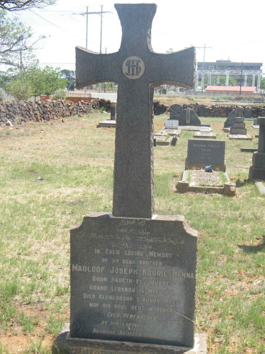 HANNA Magloof Joseph Kourie 1876-1939