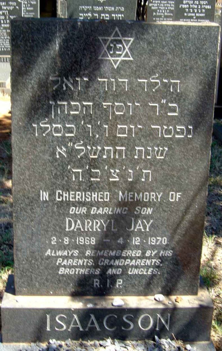 ISAACSON Darryl Jay 1968-1970