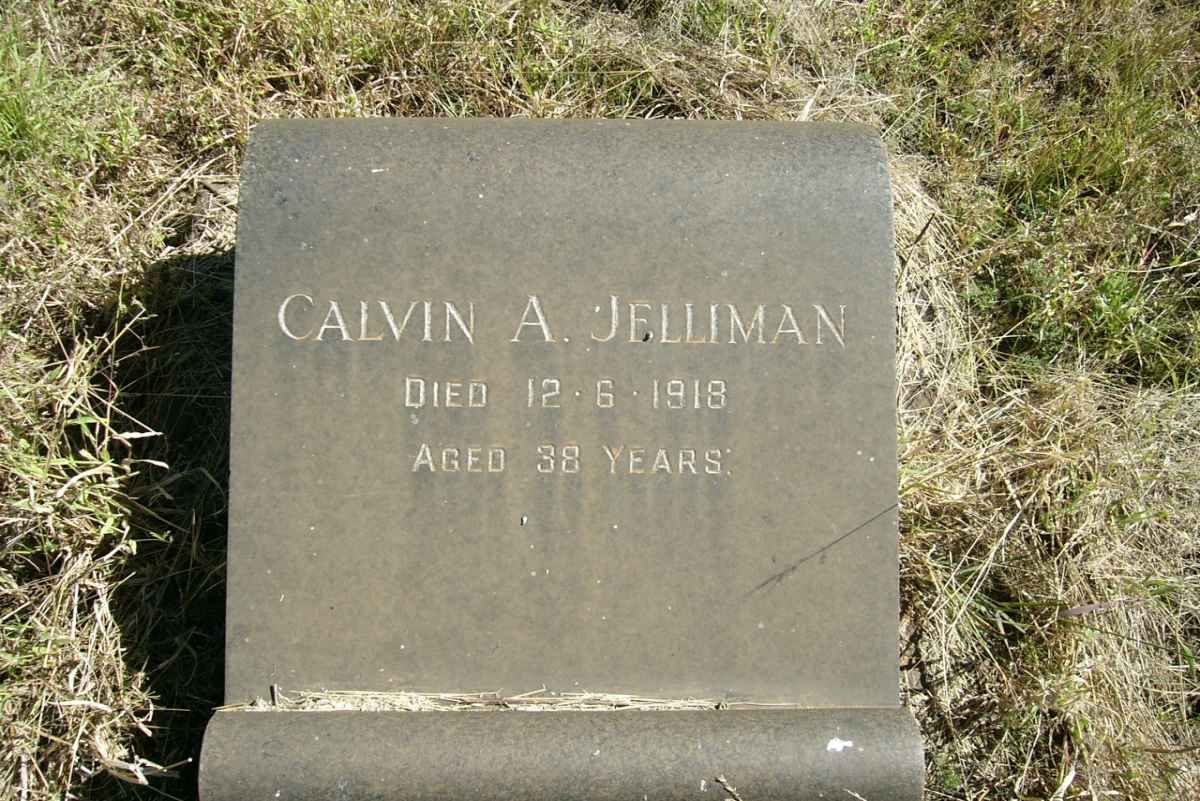 JELLIMAN Calvin A. -1918