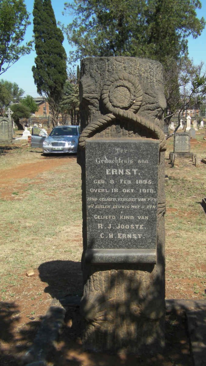 JOOSTE Ernst 1895-1918