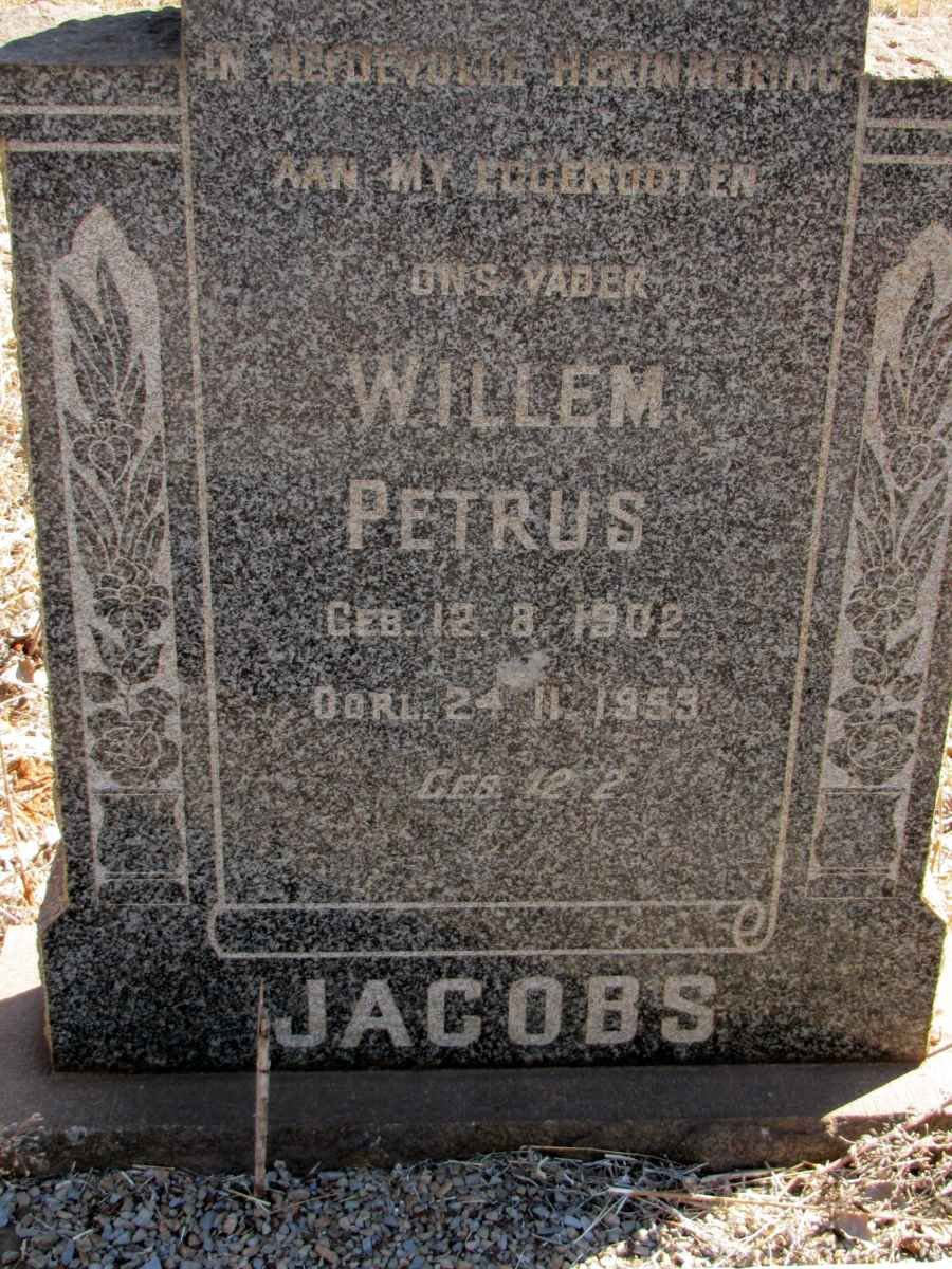 JACOBS Willem Petrus 1902-1953