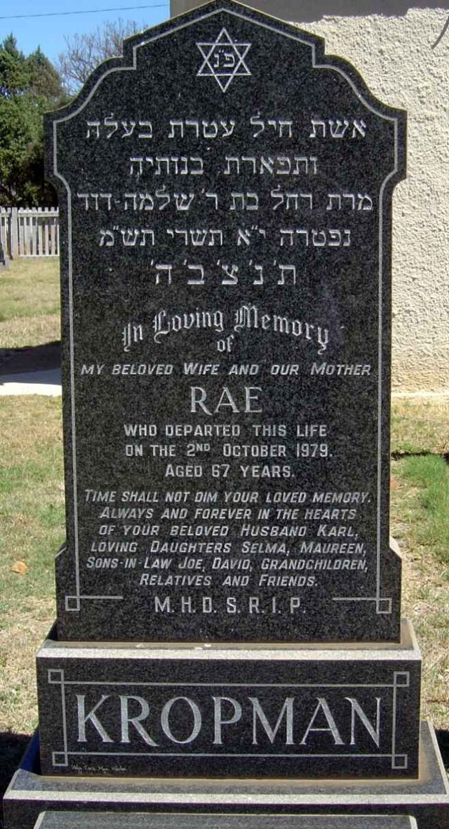KROPMAN Rae -1979