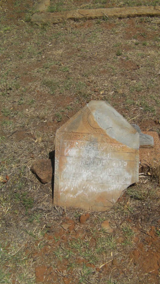 KRUGER Nic 1902-1919