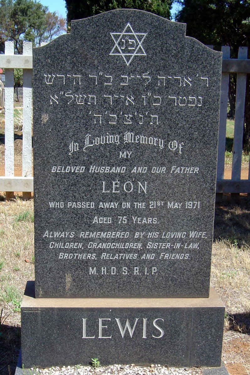 LEWIS Leon -1971