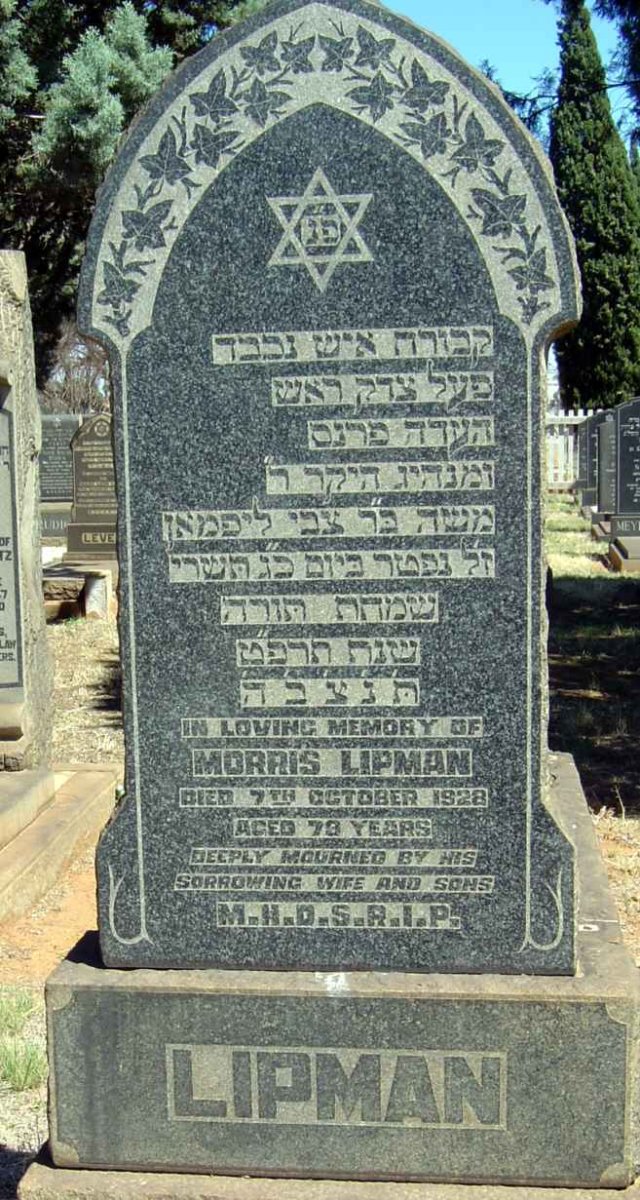 LIPMAN Morris -1928