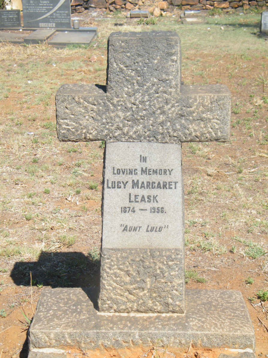 LEASK Lucy Margaret 1874-1956