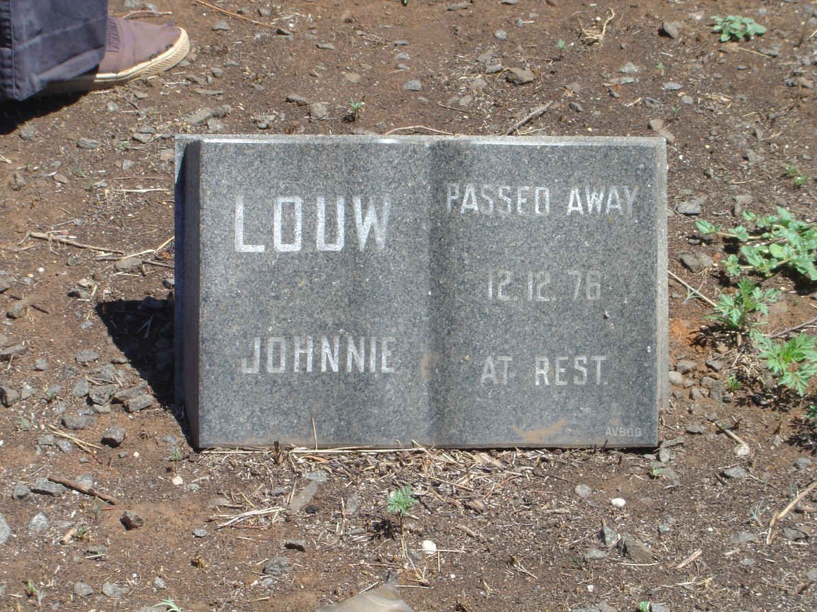 LOUW Johnnie -1976