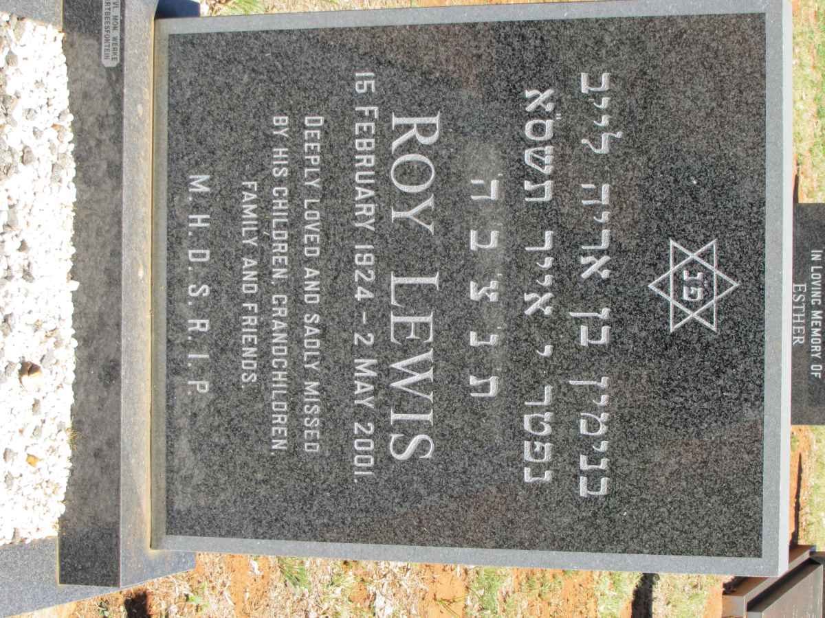 LEWIS Roy 1924-2001