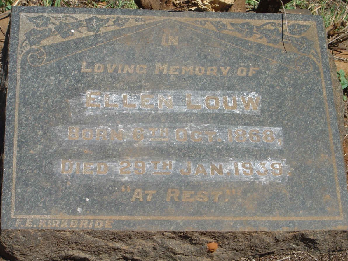 LOUW Ellen 1868-1939
