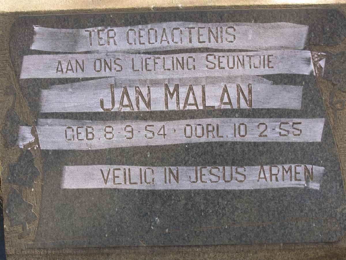 MALAN Jan 1954-1955