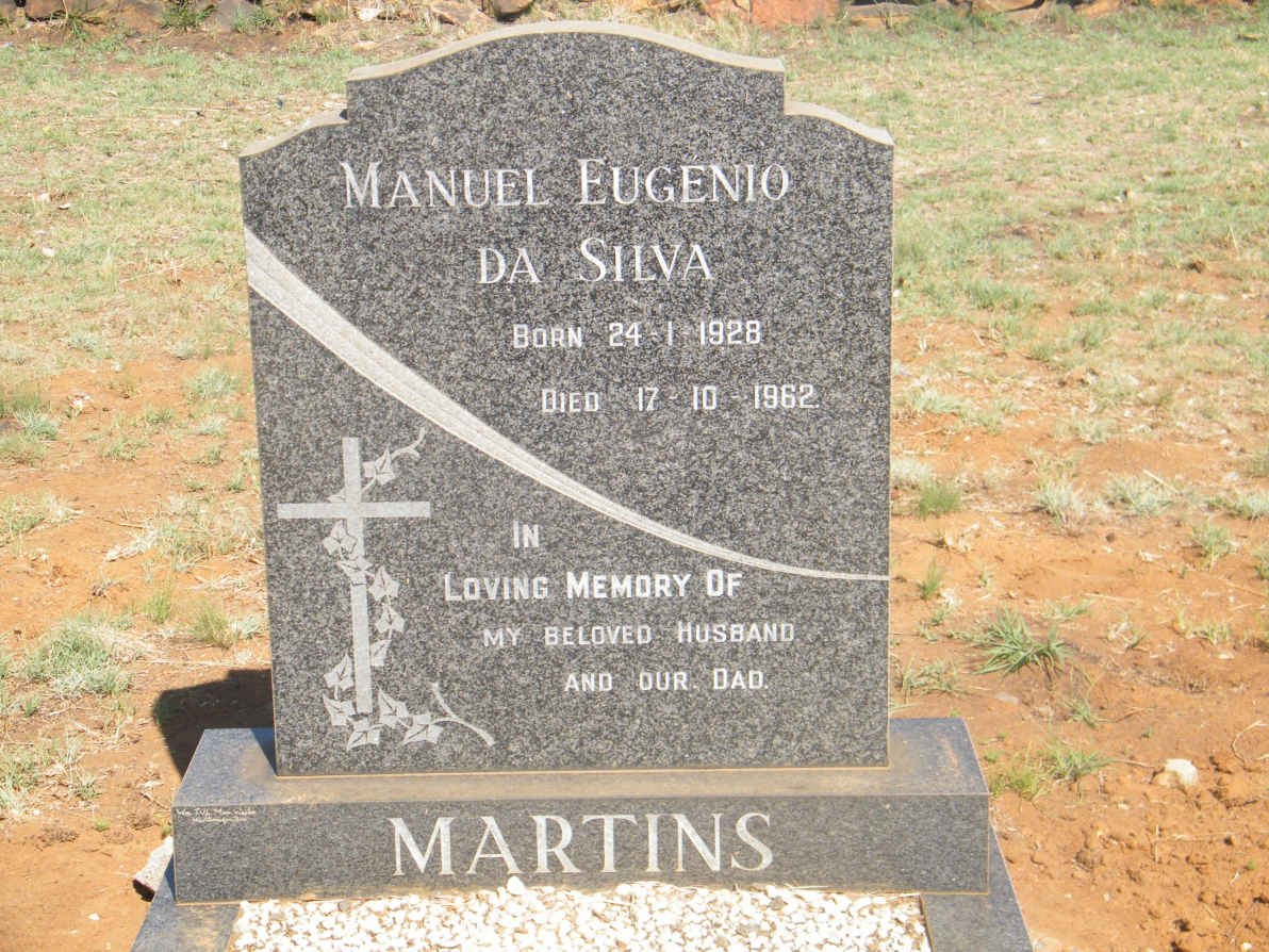 MARTINS Manuel Eugenio Da Silva 1928-1962
