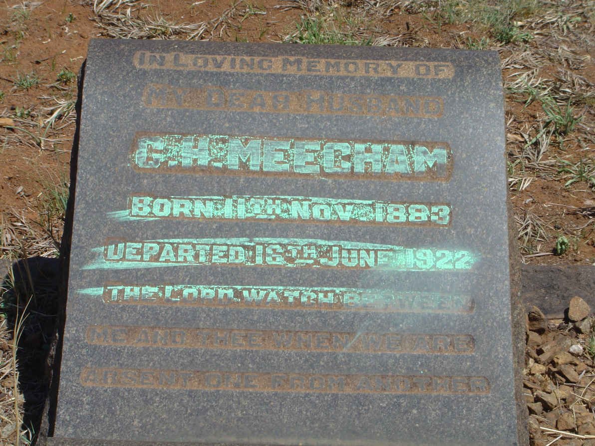 MEECHAM C.H. 1883-1922
