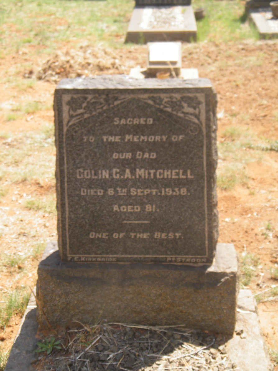 MITCHELL Colin G.A. -1938