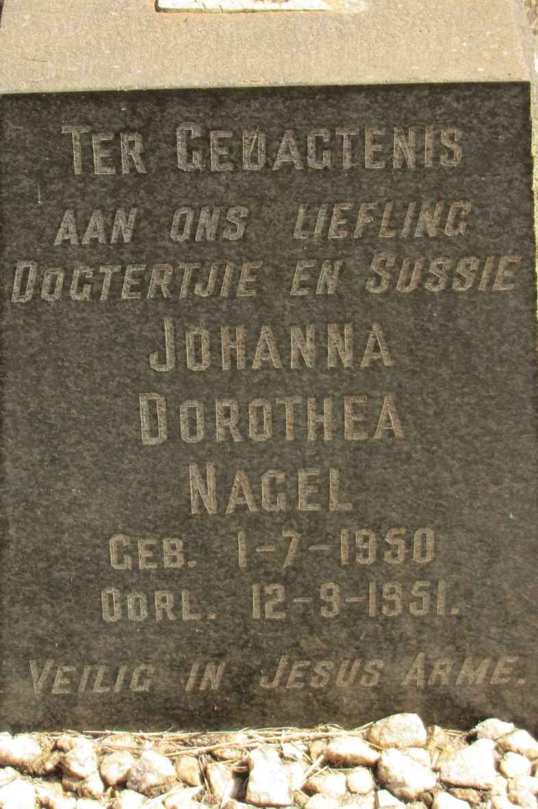 NAGEL Johanna Dorothea 1950-1951