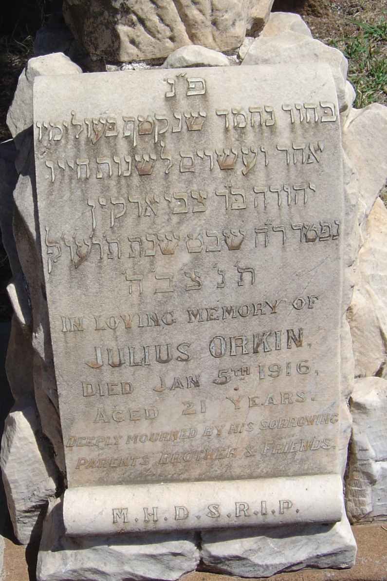 ORKIN Julius -1916