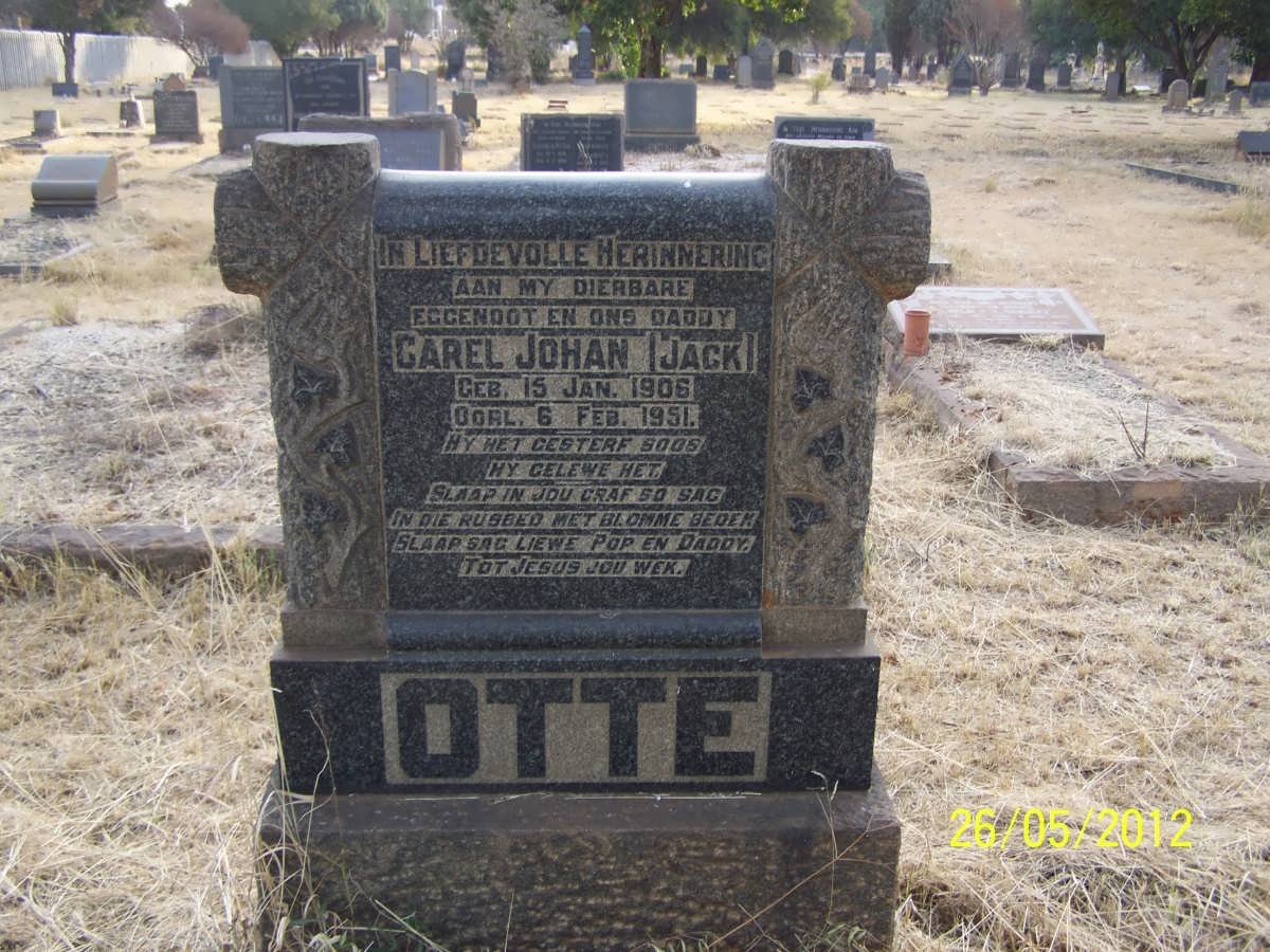 OTTE Carel Johan 1906-1951