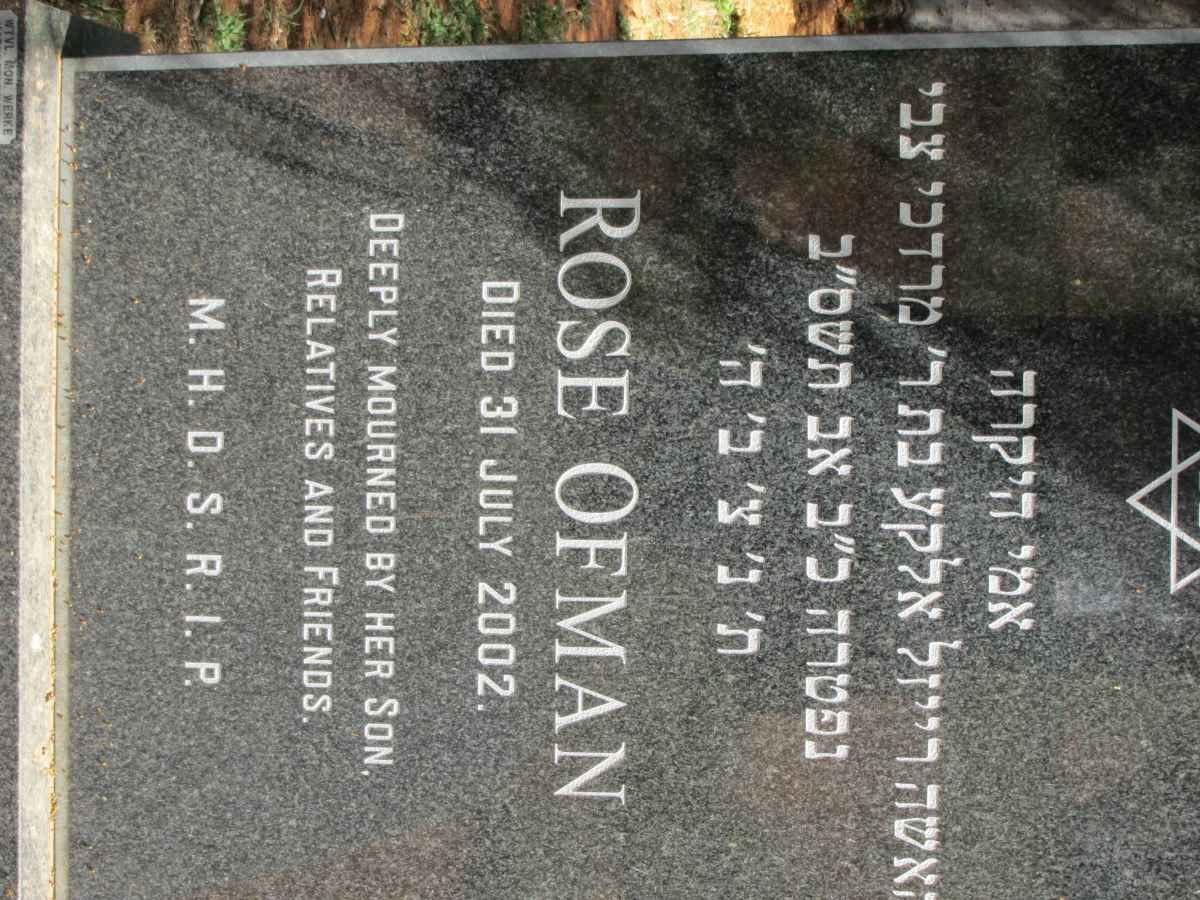 OFMAN Rose -2002