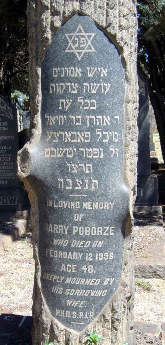 POBORZE Harry -1936