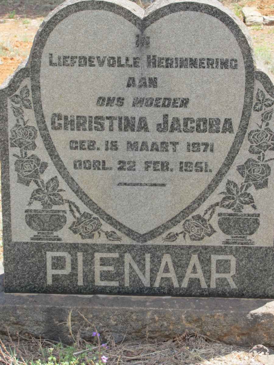 PIENAAR Christina Jacoba 1971-1951