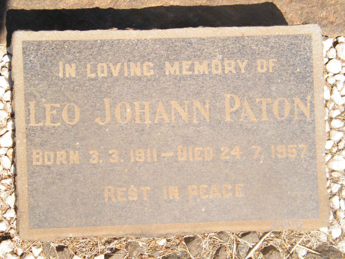 PATON Leo Johann 1911-1957