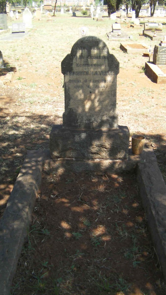 VENTER Johannes H.A. -1918