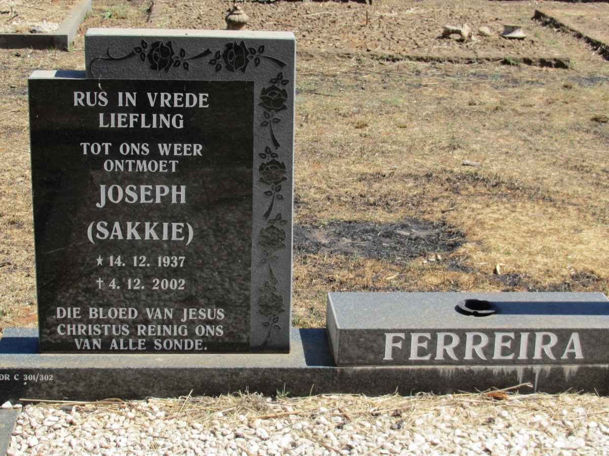 FERREIRA Joseph 1937-2002