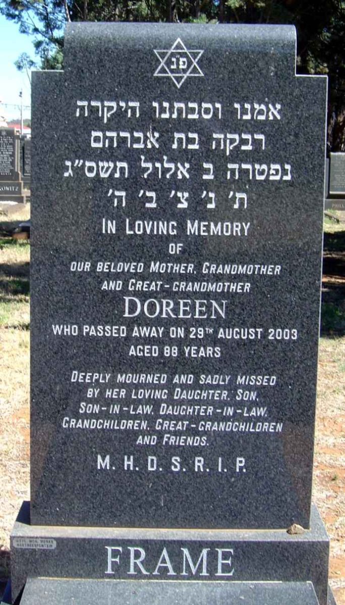 FRAME Doreen -2003