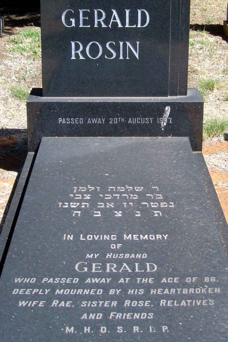 ROSIN Gerald -1997