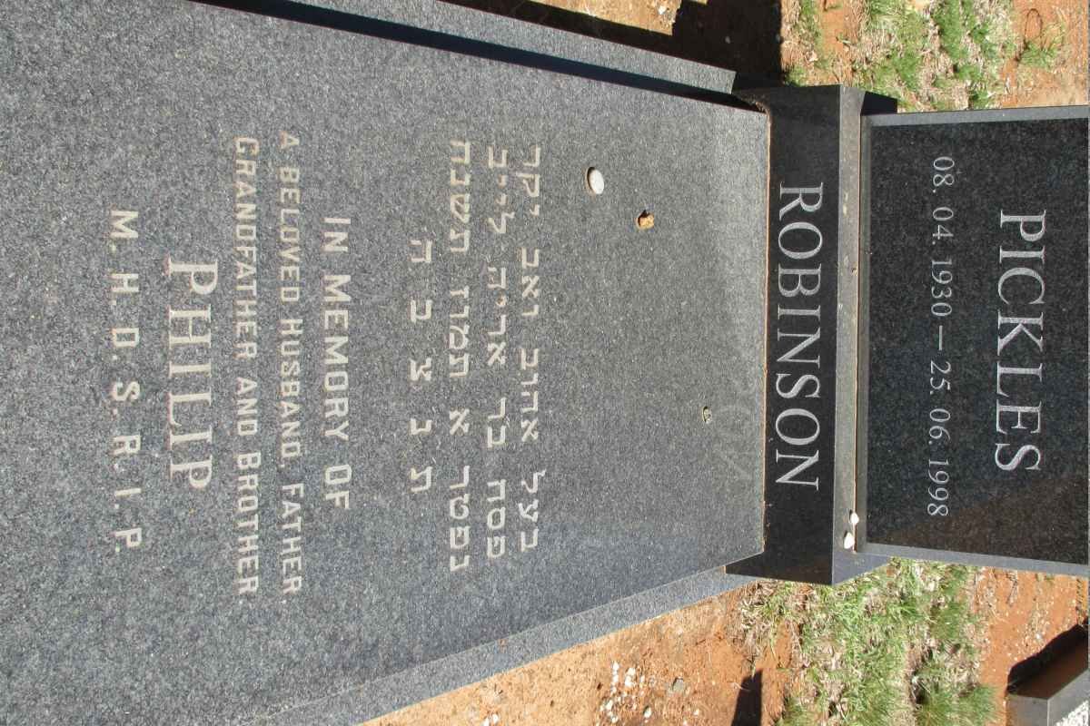 ROBINSON Philip 1930-1998