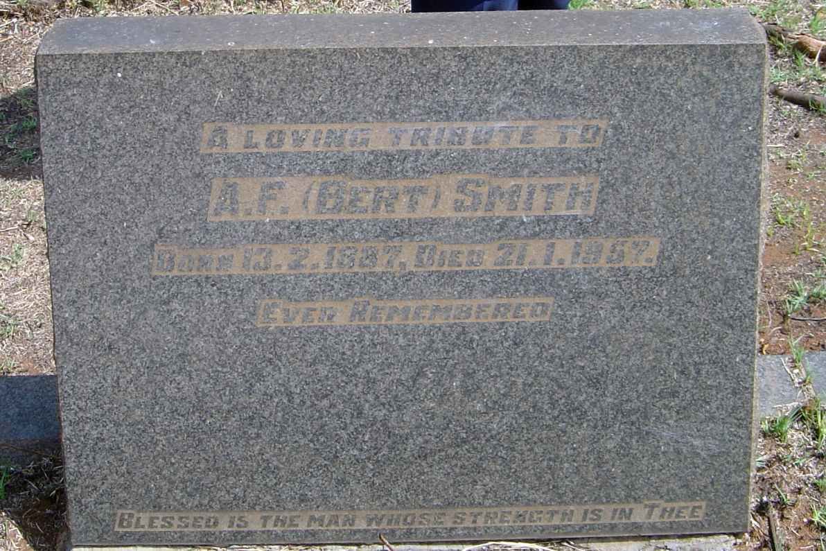 SMITH A.F. 1887-1957