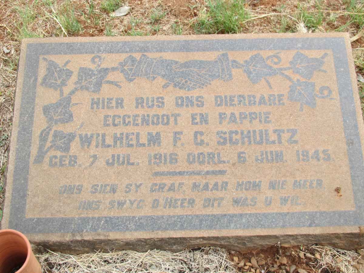 SCHULTZ Wilhelm F.C. 1916-1945
