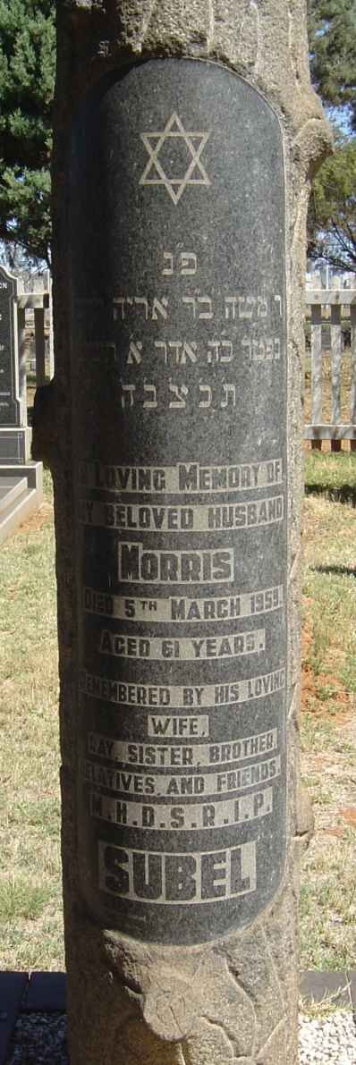 SUBEL Morris -1959