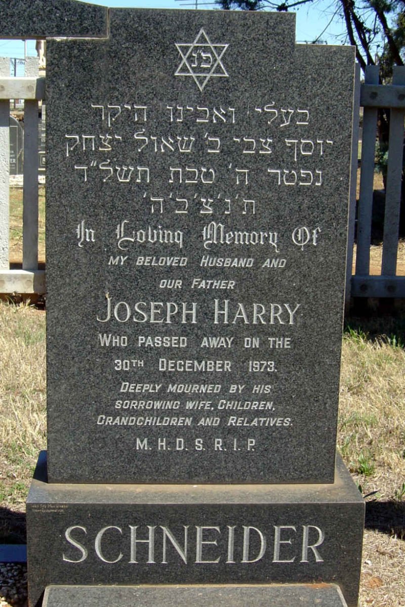 SCHNEIDER Joseph Harry -1973