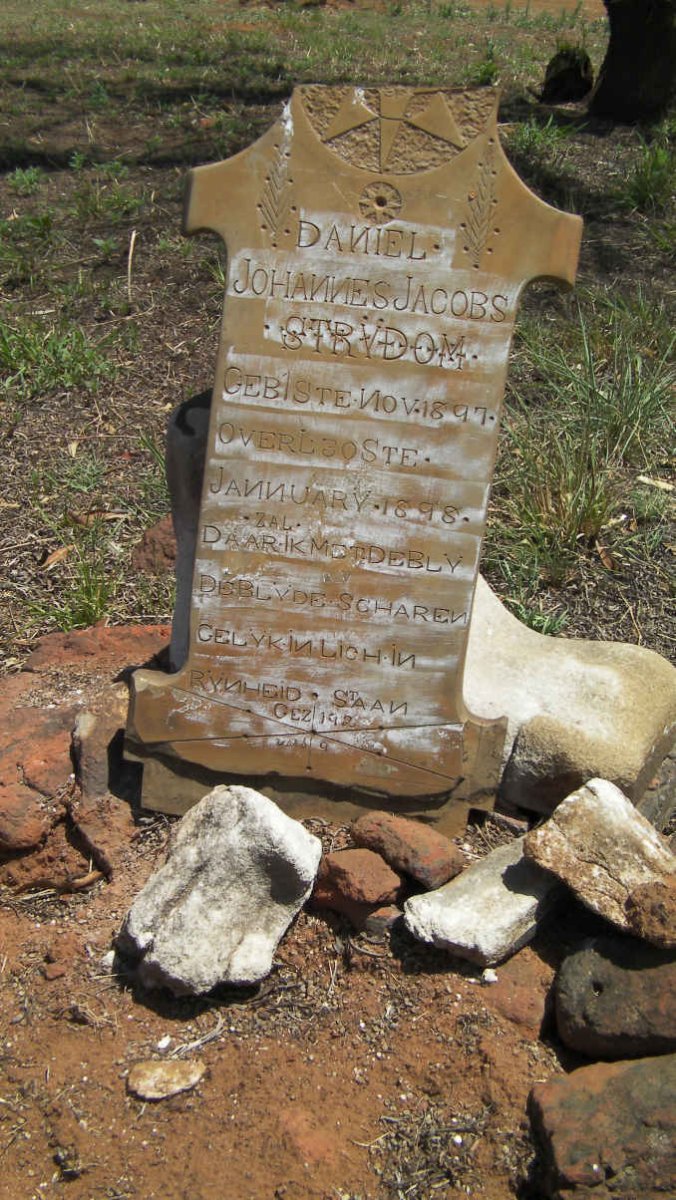 STRYDOM Daniel Johannes Jacobs 1897-1898