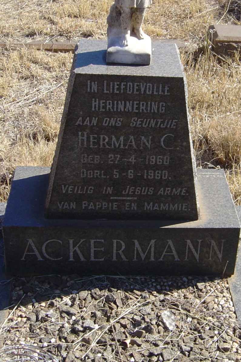 ACKERMANN Herman C. 1960-1960