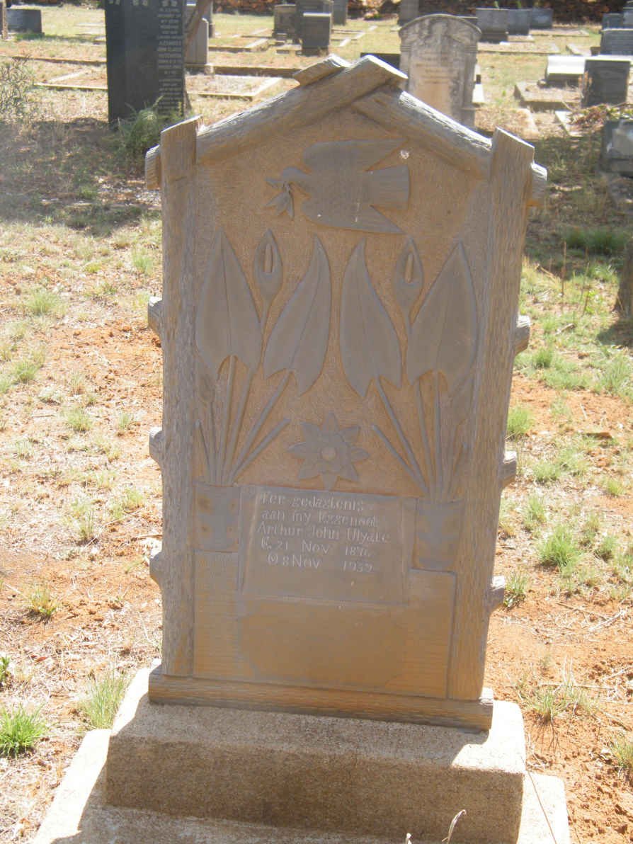 ULYATE Arthur John 187?-1932