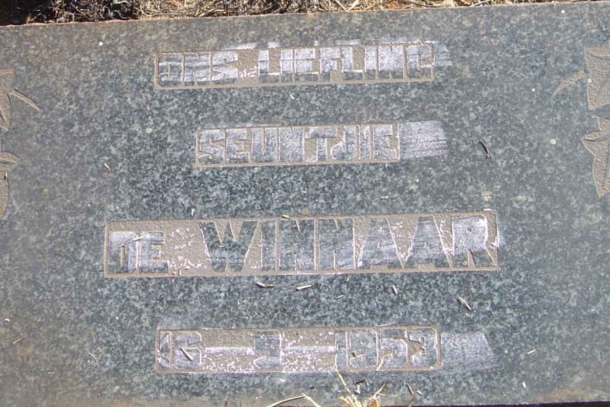 WINNAAR ?, de 1953-1953