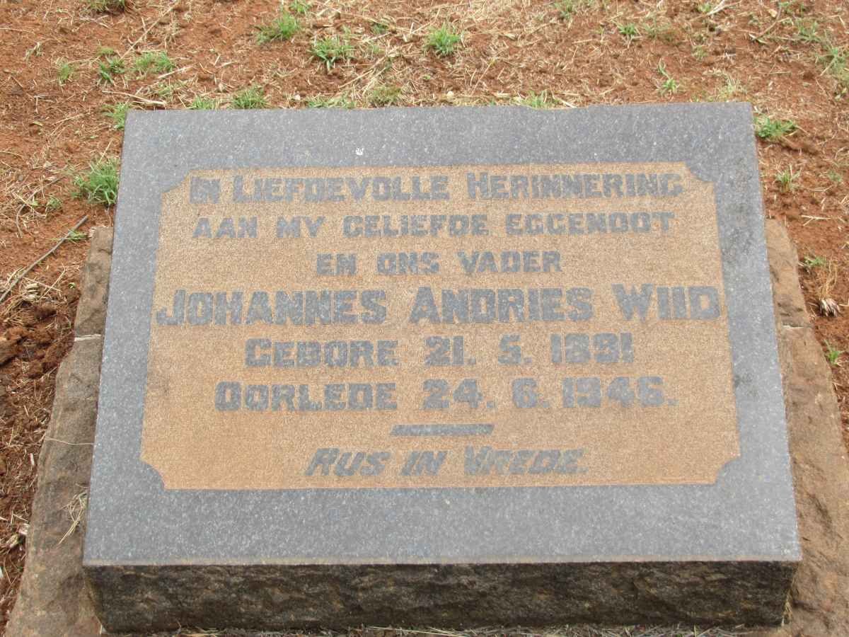 WIID Johannes Andries 1891-1946