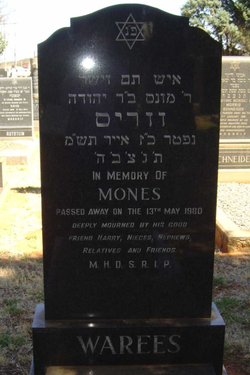 WAREES Mones -1980