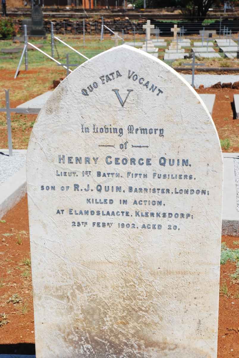QUIN Henry George -1902
