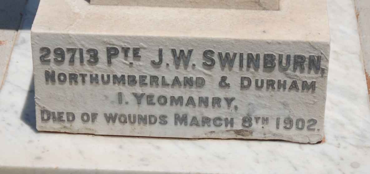 SWINBURN J.W. -1902