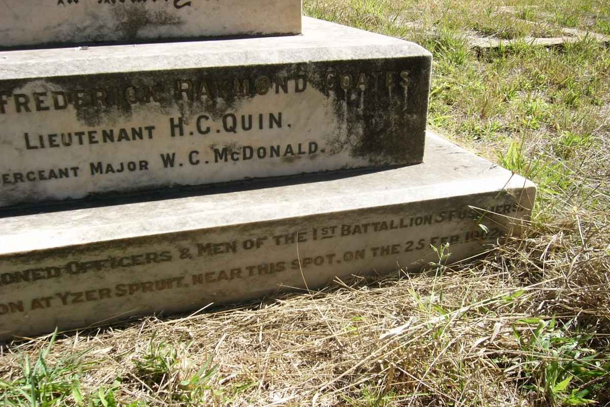 RAYMOND Frederick -1902 :: QUIN H.C. -1902 :: McDONALD W.C. -1902