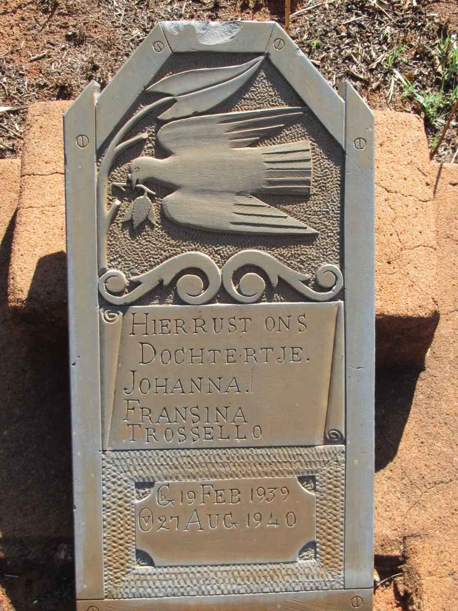 TROSSELLO Johanna Fransina 1939-1940