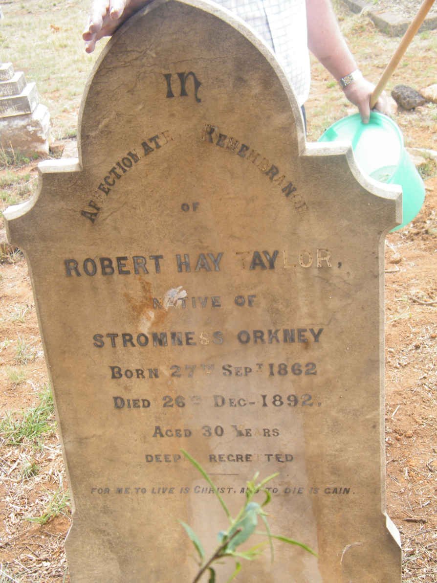 TAYLOR Robert Hay 1862-1892