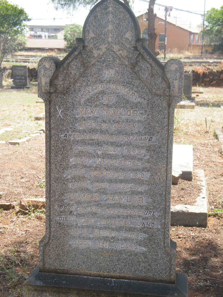 TAYLOR James 1878- &amp; May 1836-1910